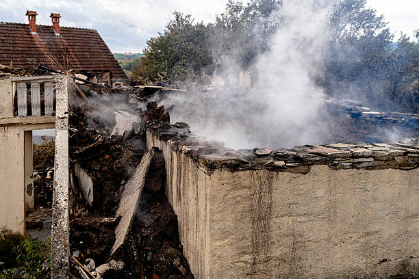 Professional Fire Damage Removal technician working in Lindstrom, MN